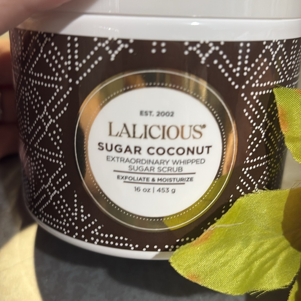 Lalicious Sugar Coconut Sugar Scrub, 16 oz - Picture 2 of 3